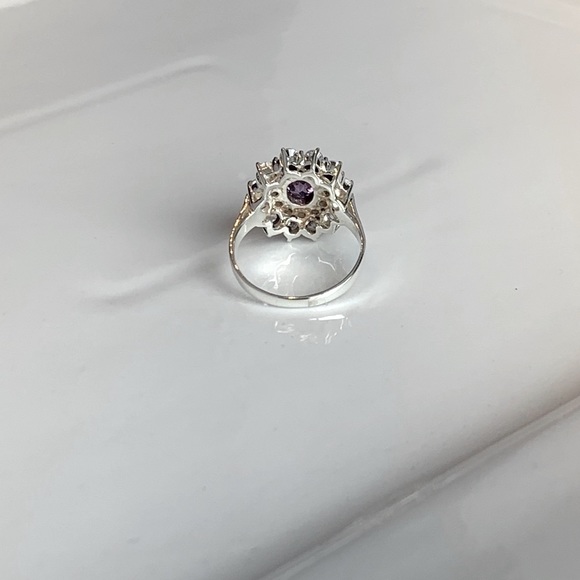Gorgeous amethyst color, cz. 925. Silver ring❤️ - Picture 3 of 5